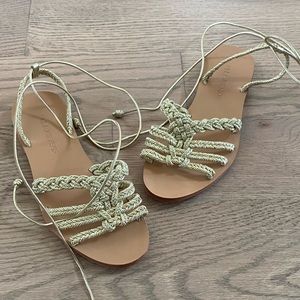 Ulla Johnson gold sandal